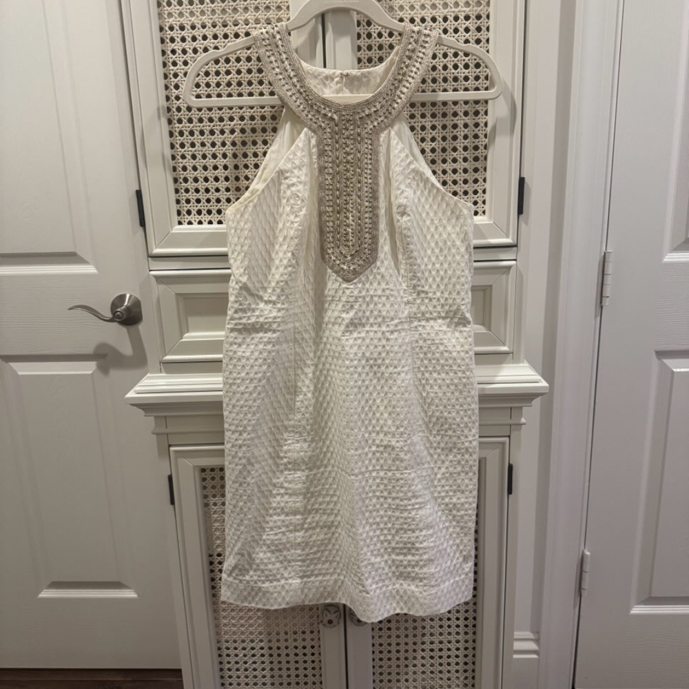 Lilly Pulitzer Cream Textured Dress